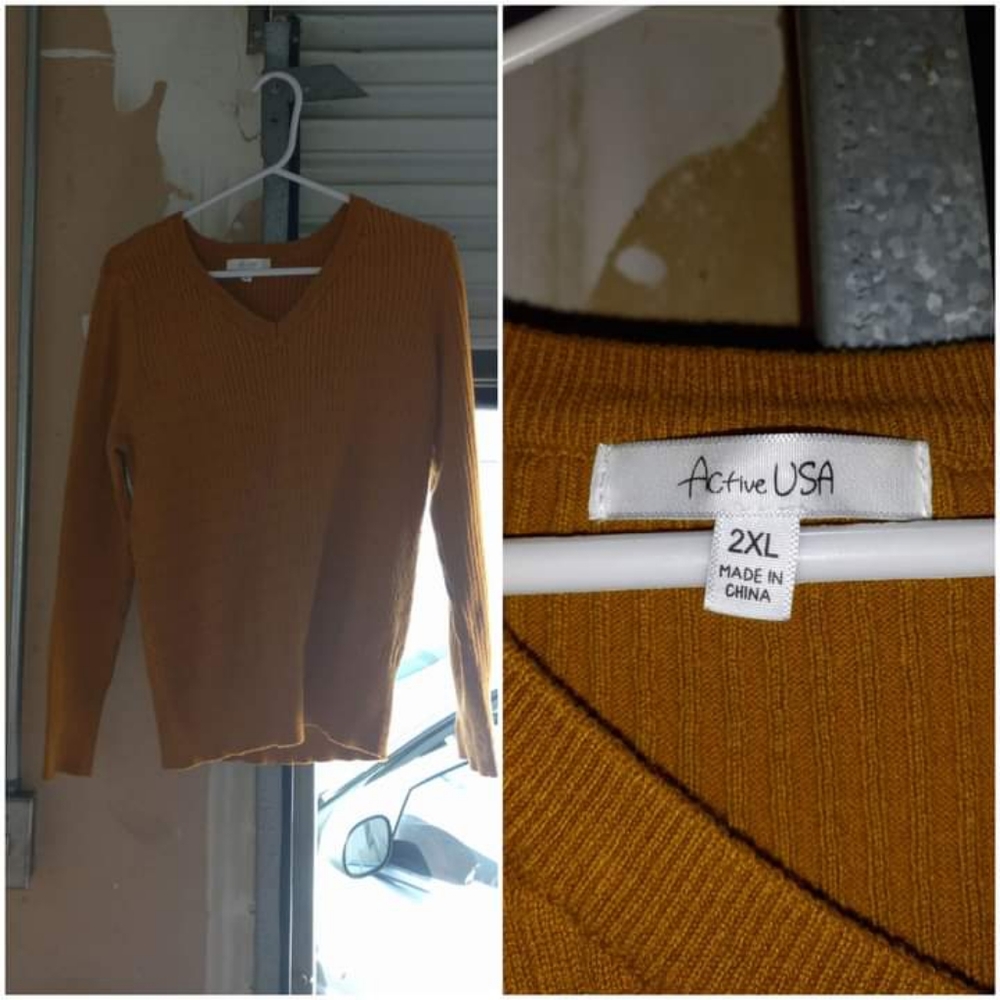 Mustard yellow sweater